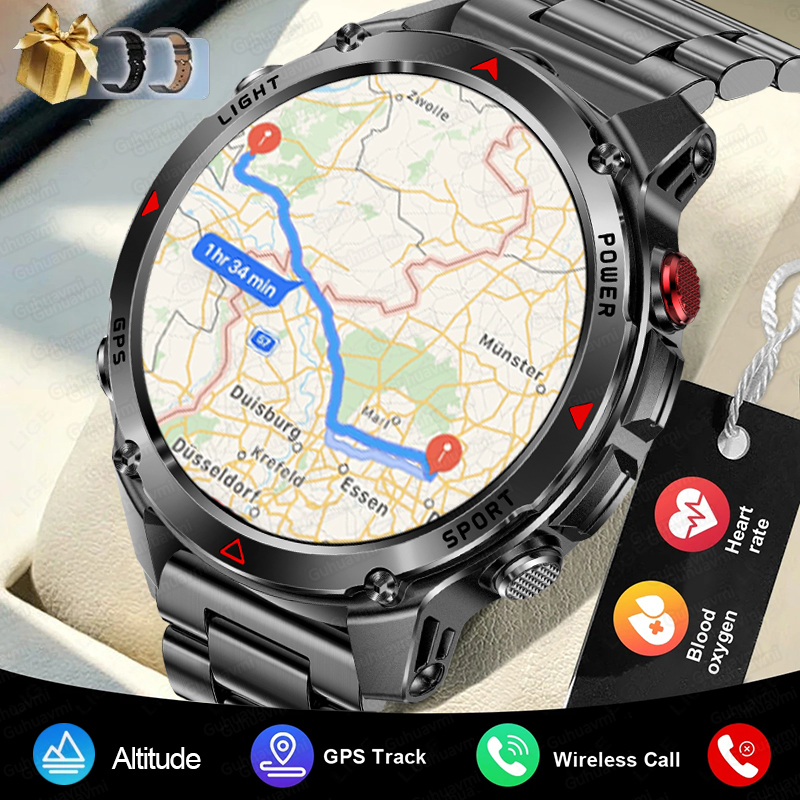 Outdoor Sport Day - 2025New Outdoor Military Smart Watch Men