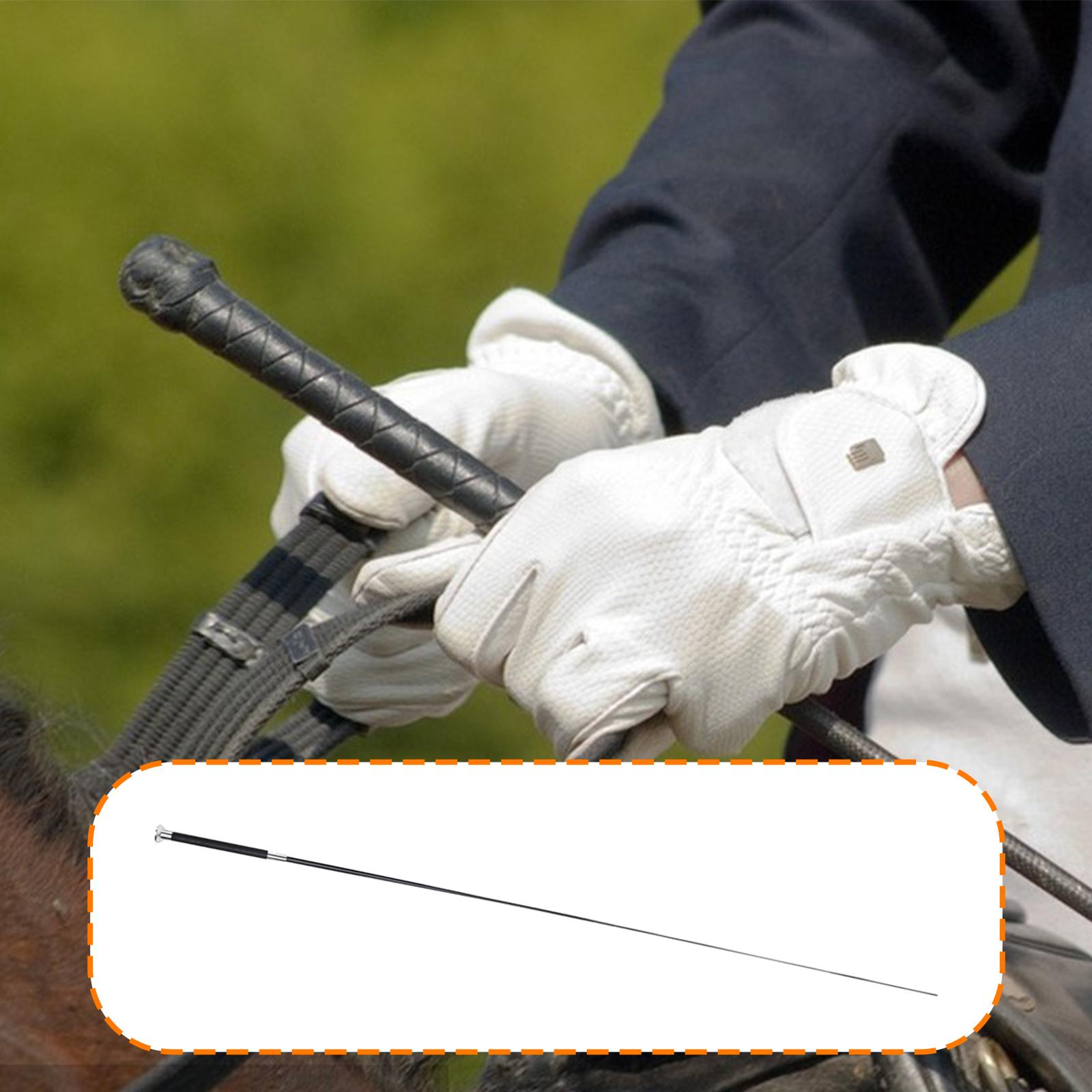 Riding Crop Dressage - Metal Nylon PU Riding Crop Telescopic