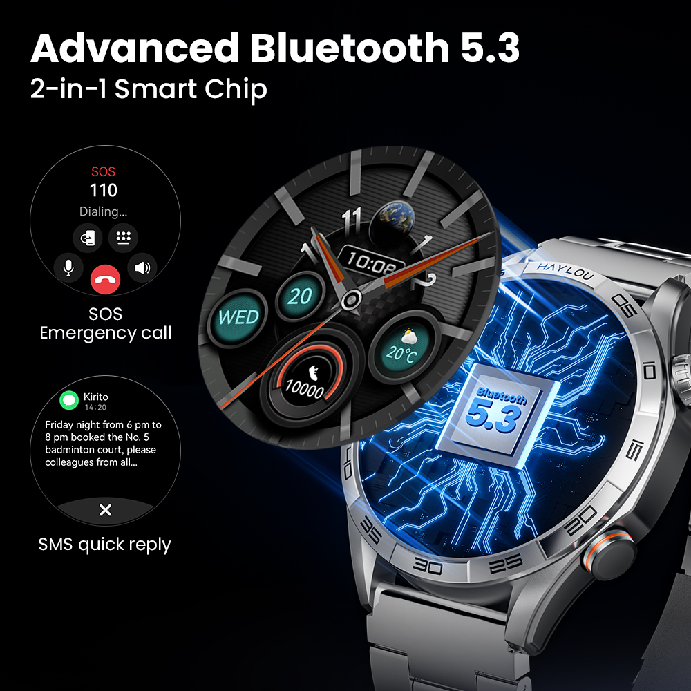 HAYLOU Solar 5 Voice Calling S - Outdoor Sport Smart Watch ulasan dan harga