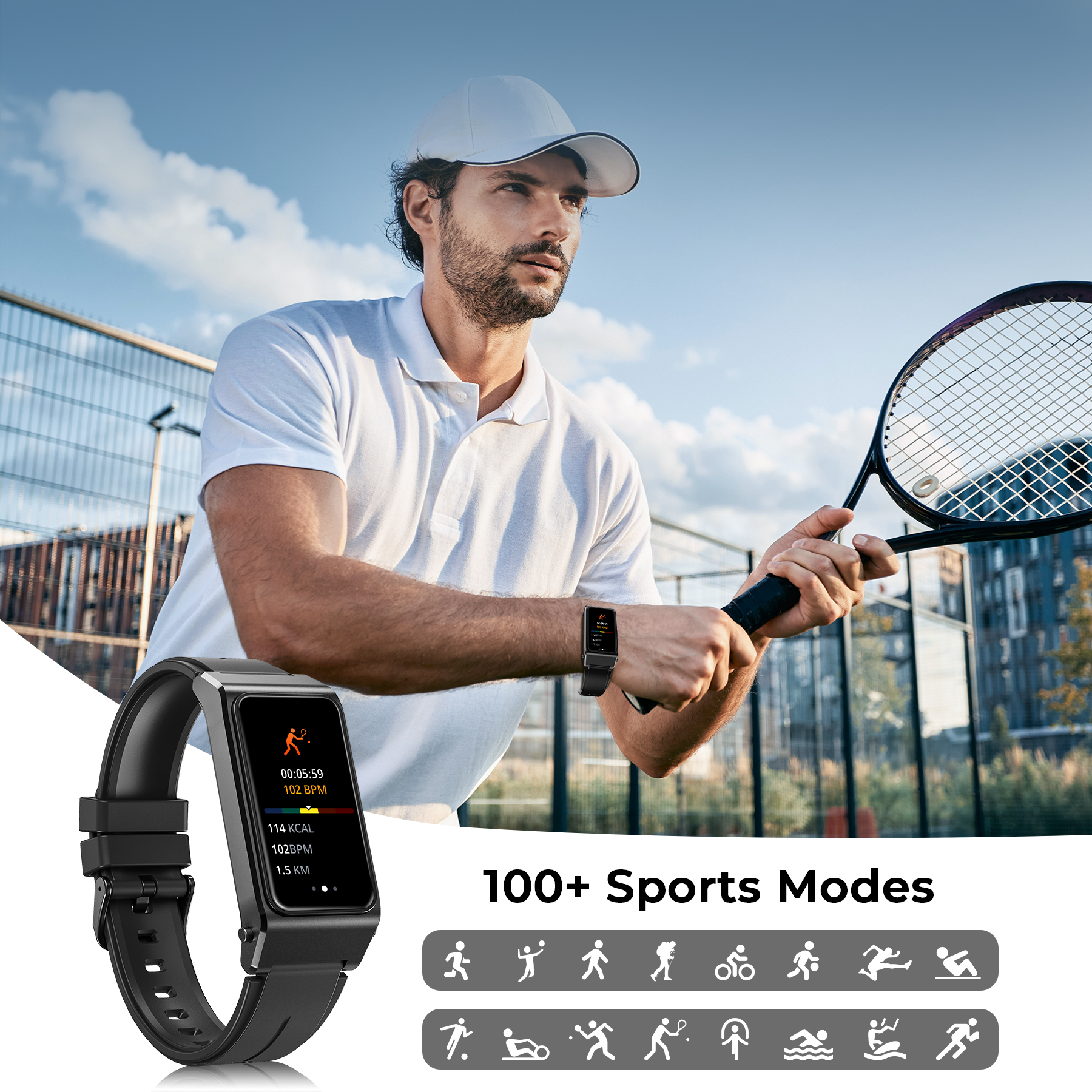 OUKITEL BT11 Smartwatch Blueto - Outdoor Sport Smart Watch ulasan dan harga