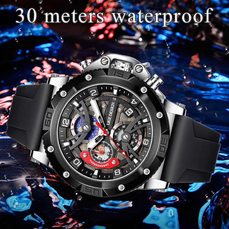 LIGE Top Brand Luxury Men Watc - Outdoor Sport Smart Watch ulasan dan harga
