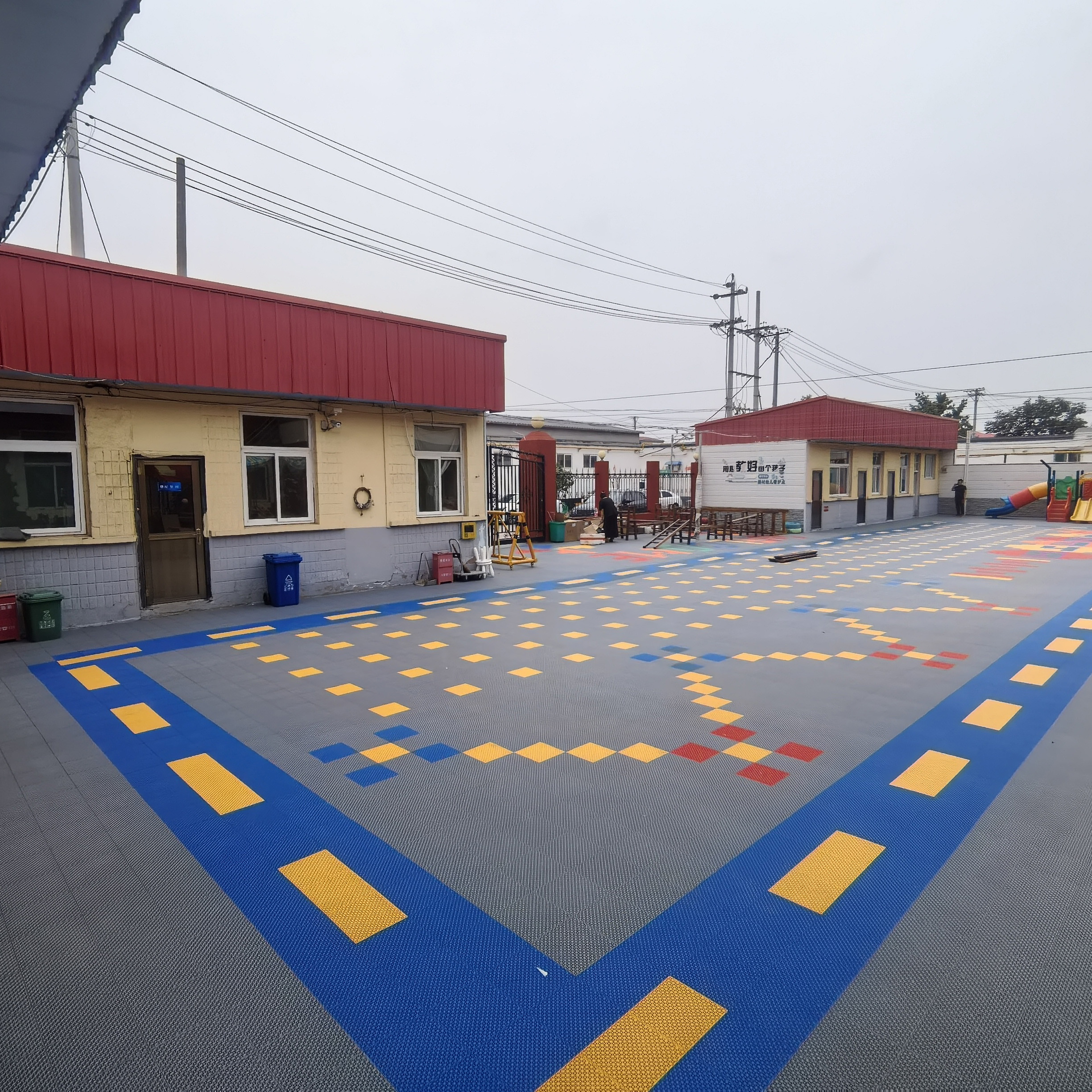 OEM Customized Indoor/Outdoor  - Outdoor Sport Floor Tiles ulasan dan harga