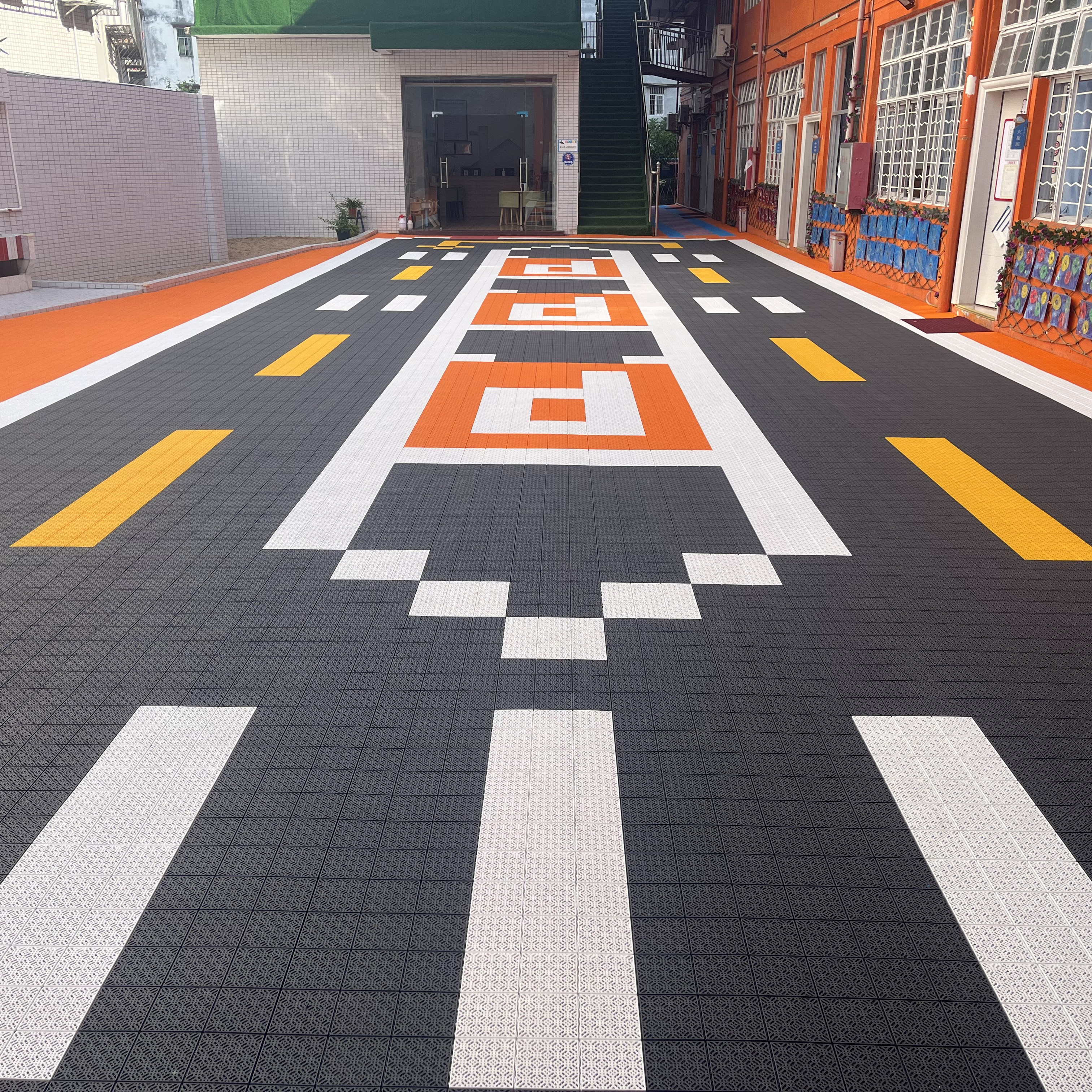 OEM Customized Indoor/Outdoor  - Outdoor Sport Floor Tiles ulasan dan harga