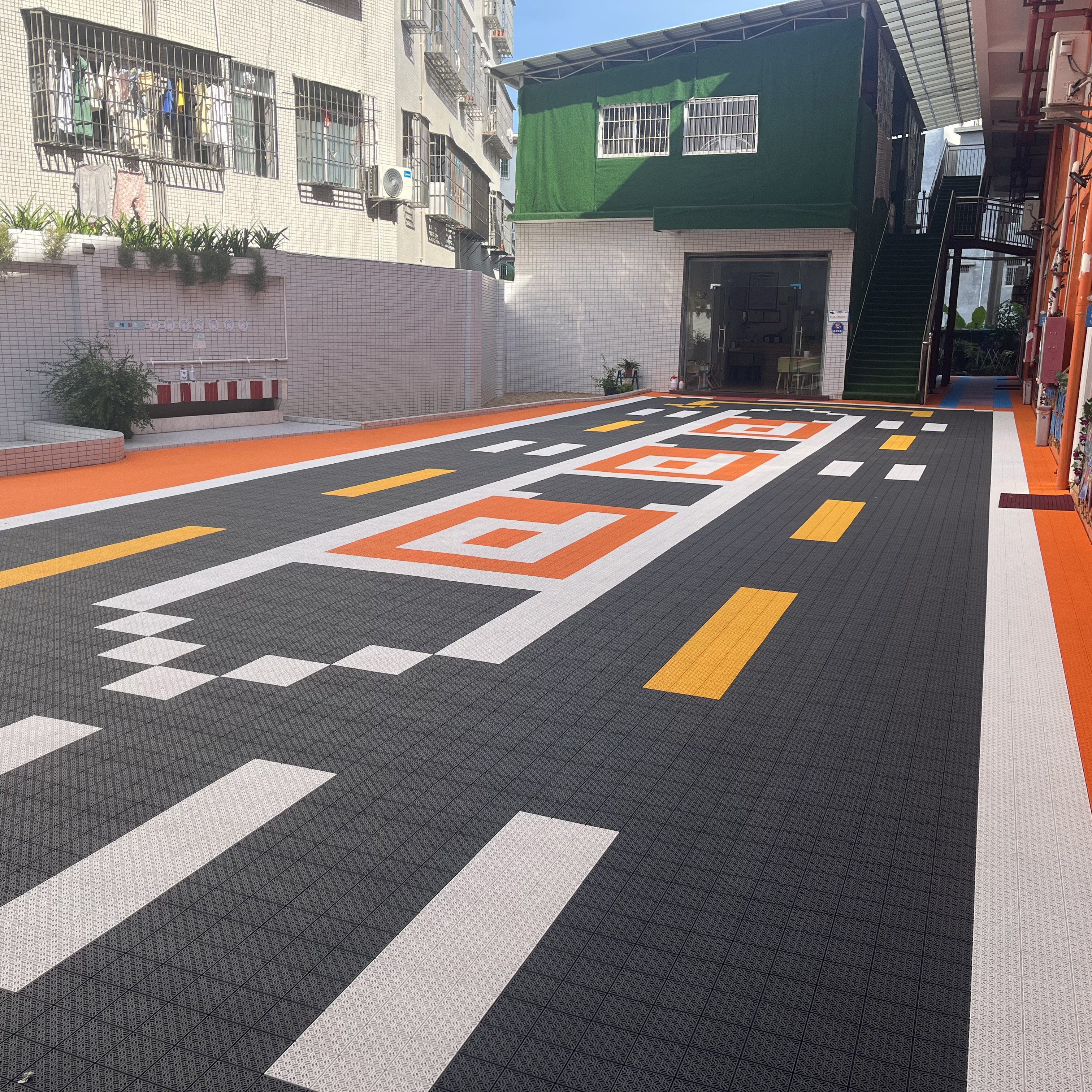OEM Customized Indoor/Outdoor  - Outdoor Sport Floor Tiles ulasan dan harga