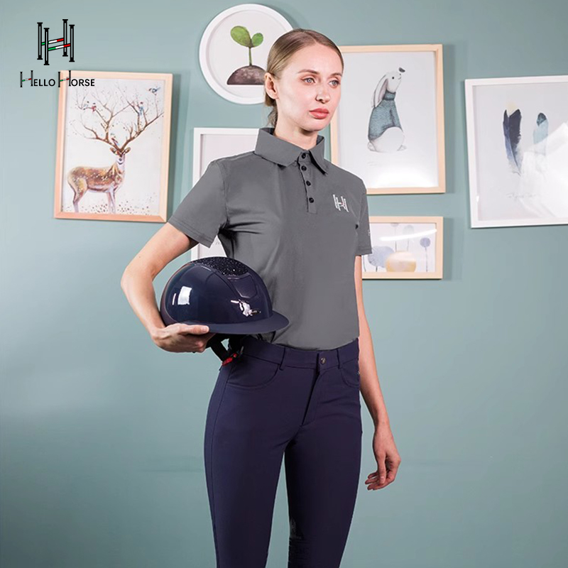 Hello Horse Equestrian Sports  - Polo Shirt Equestrian ulasan dan harga