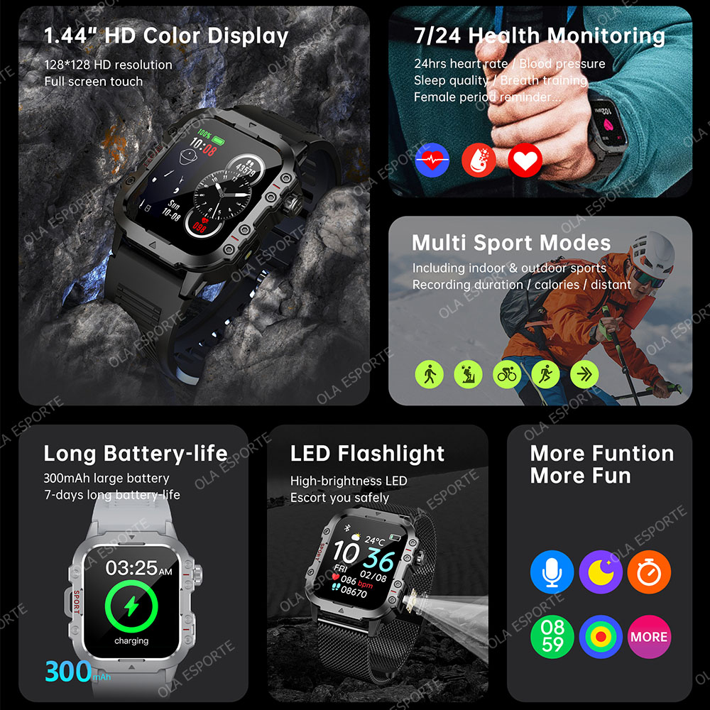 New Arrivals Men's Smart Watch - Outdoor Sport Day ulasan dan harga