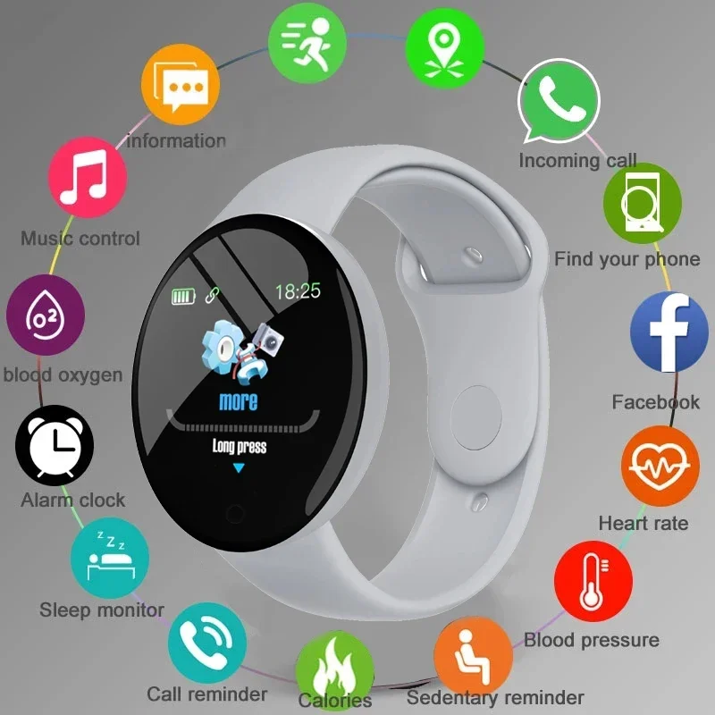 Children D18 Smartwatch Square - Outdoor Sport Smart Watch ulasan dan harga