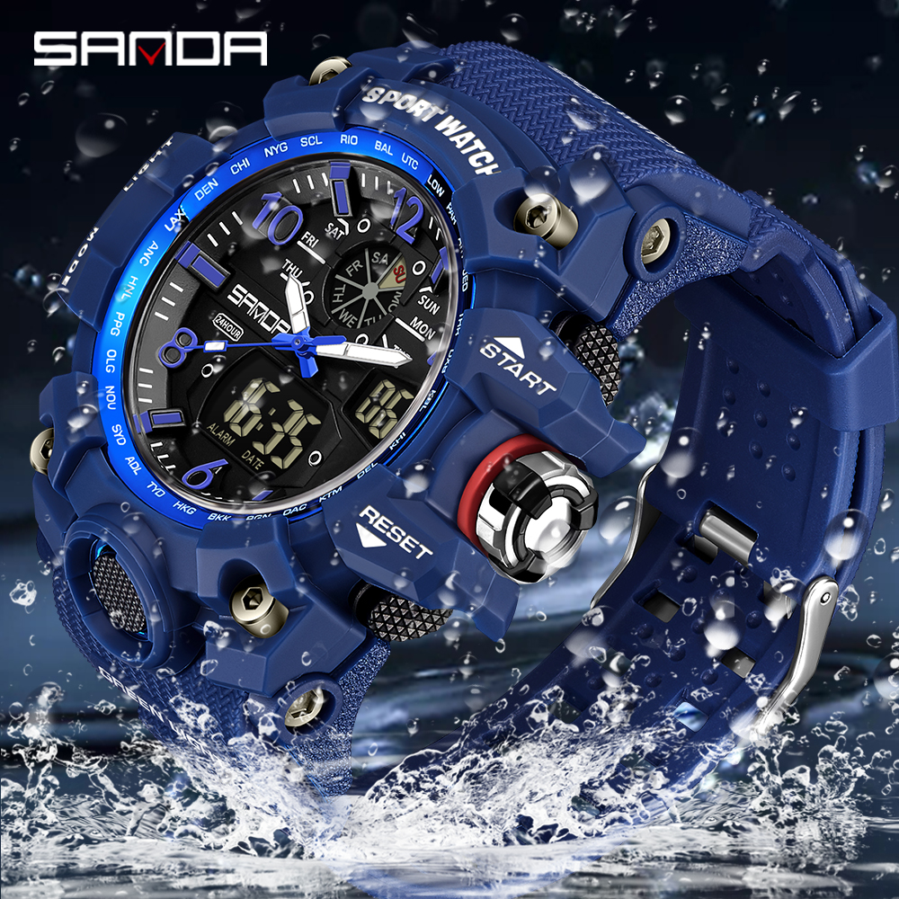 SANDA 30169 Top Sports Men's W - Outdoor Sport Smart Watch ulasan dan harga