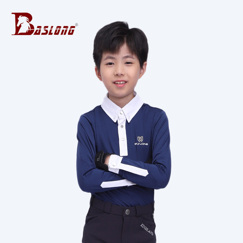 Baslong Equestrian Long Sleeve - Polo Shirt Equestrian ulasan dan harga