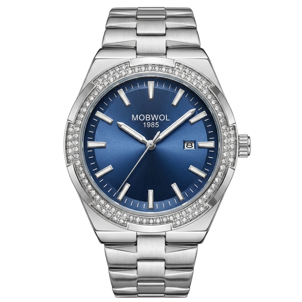 MOBWOL Elegant Men Stainless S - Outdoor Sport Smart Watch ulasan dan harga
