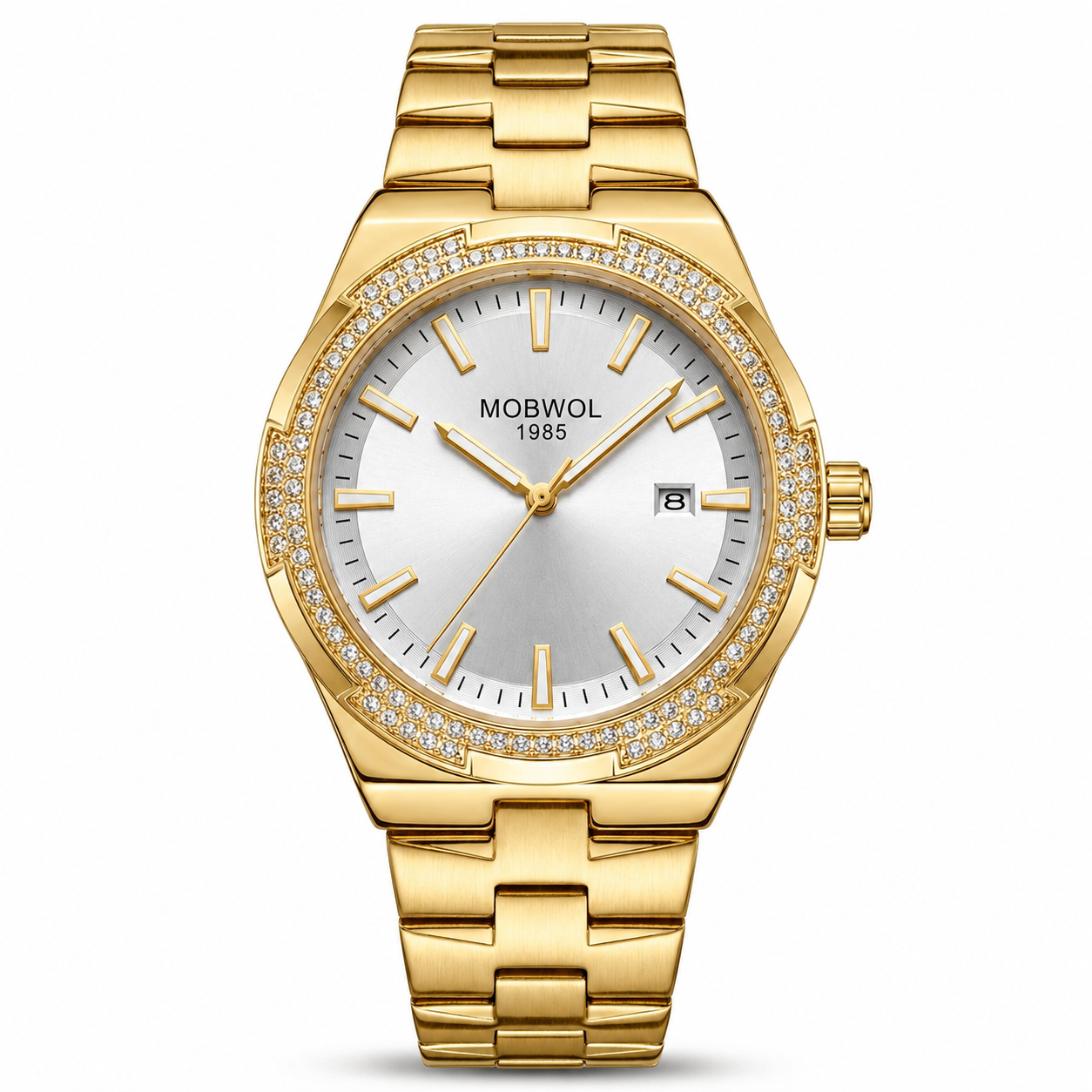 MOBWOL Elegant Men Stainless S - Outdoor Sport Smart Watch ulasan dan harga