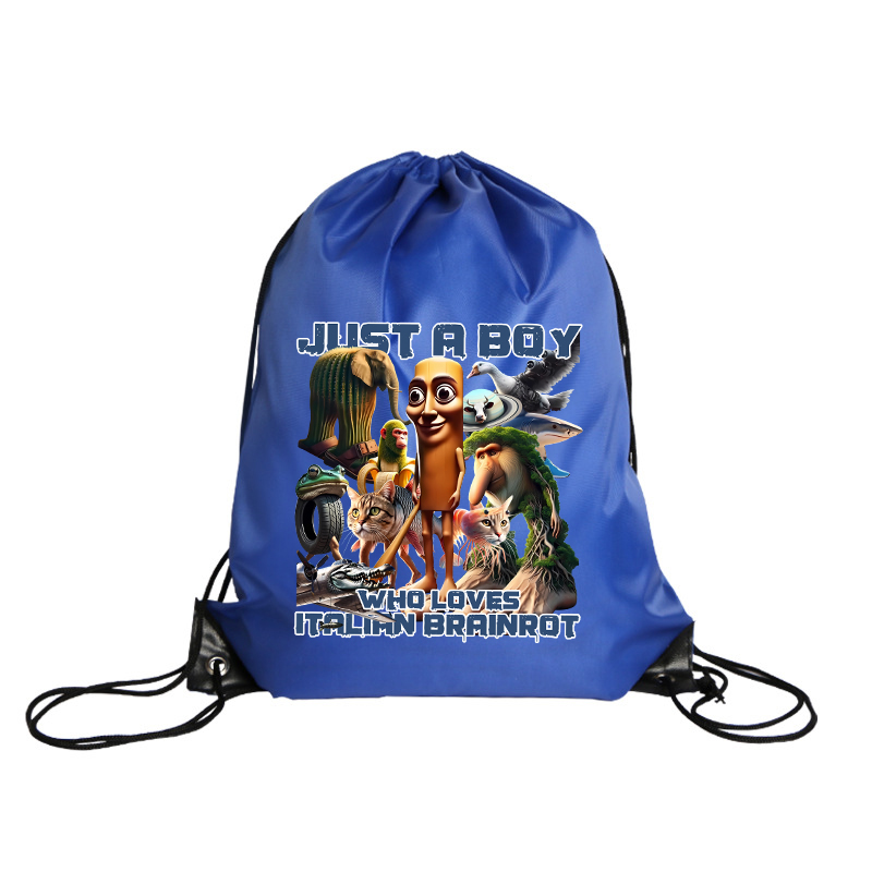 Tralalero Tralala Drawstring B - Outdoor Sport Backpack ulasan dan harga