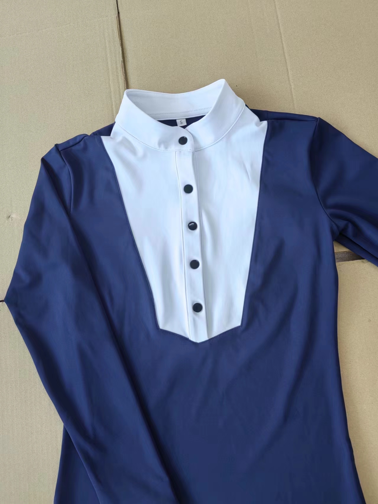 Equestrian polo shirt long sle - Polo Shirt Equestrian ulasan dan harga