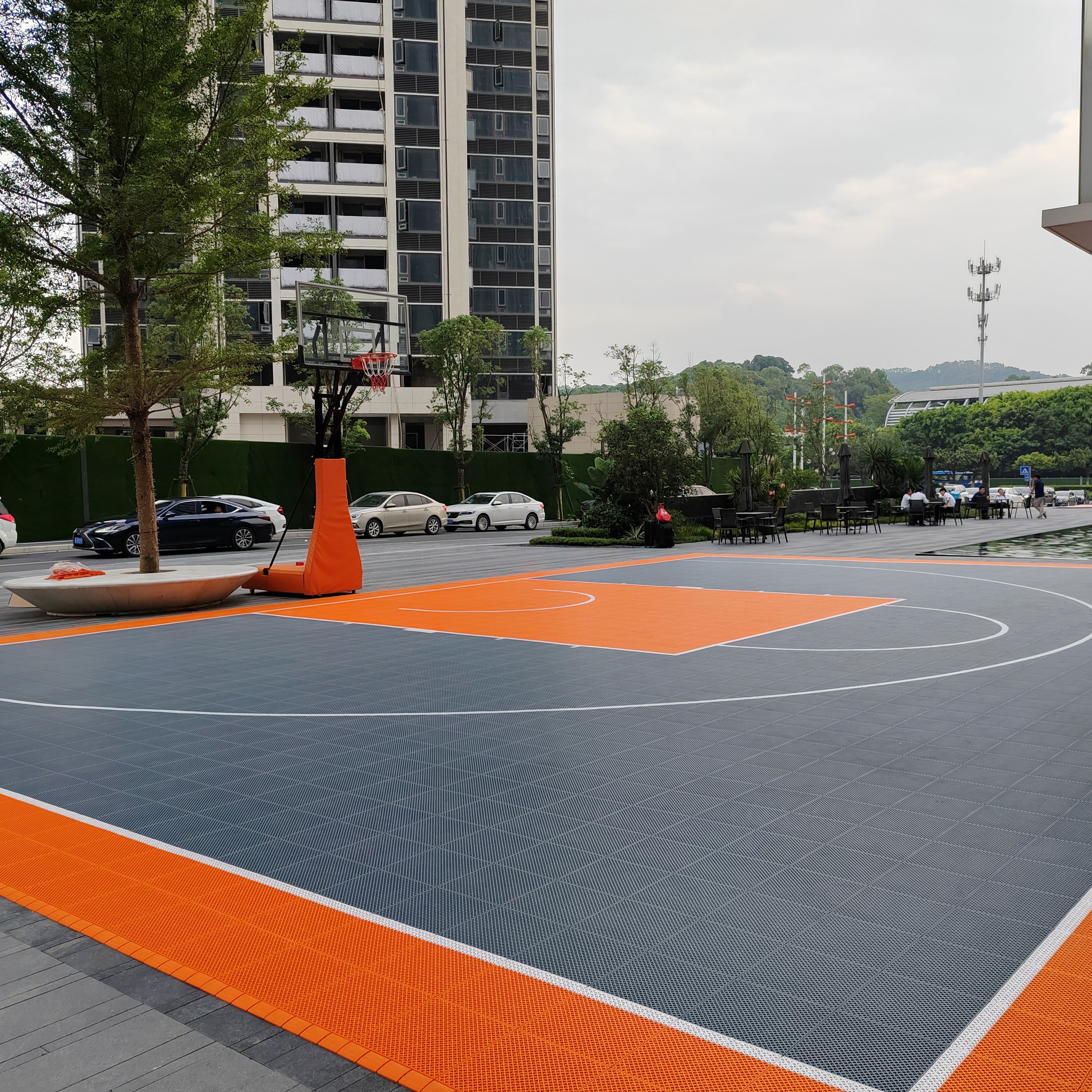 OEM Customized Indoor/Outdoor  - Outdoor Sport Floor Tiles ulasan dan harga