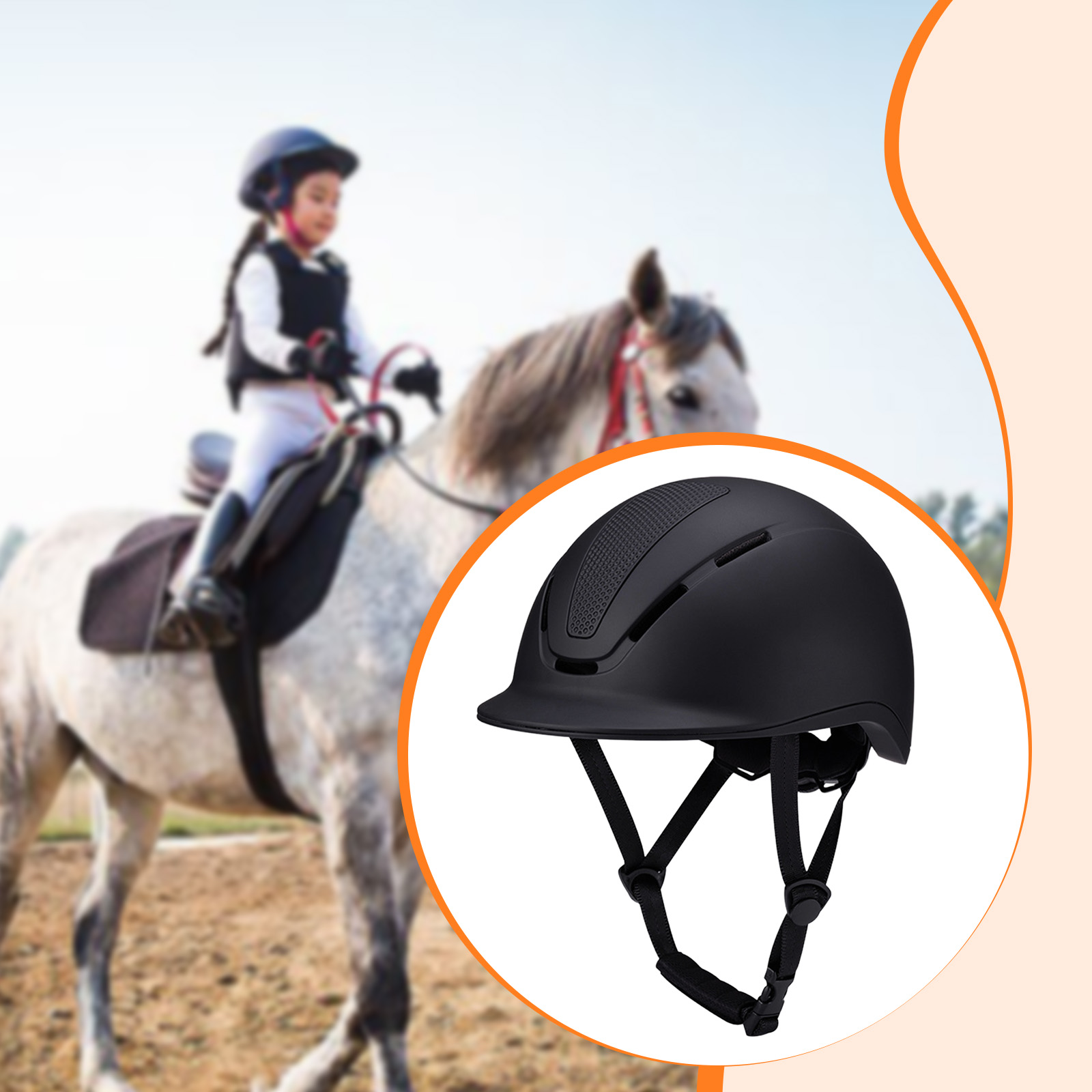 Adjustable Equestrian Helmet w - Equestrian Helmet ulasan dan harga