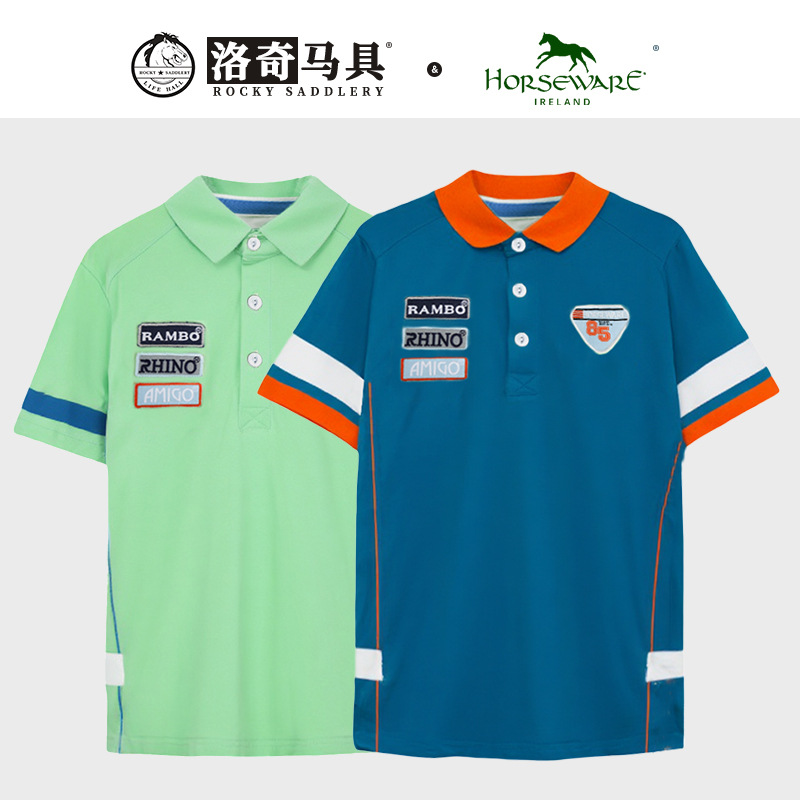 Horsewarekids Polo Shirt Short - Polo Shirt Equestrian ulasan dan harga