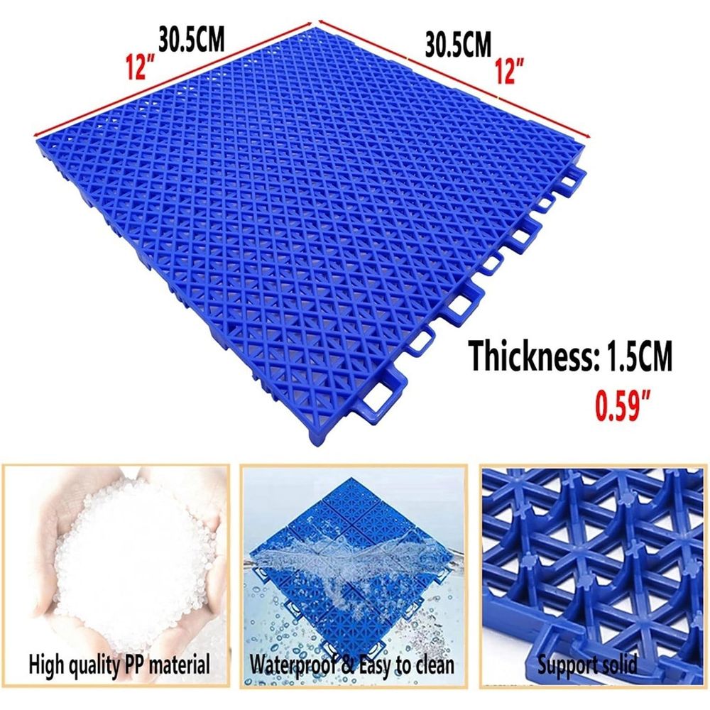 12 Outdoor Interlocking Floor  - Outdoor Sport Floor Tiles ulasan dan harga