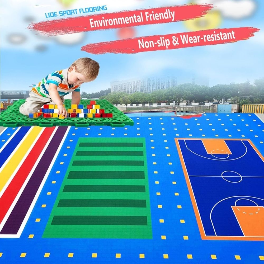 12 Outdoor Interlocking Floor  - Outdoor Sport Floor Tiles ulasan dan harga