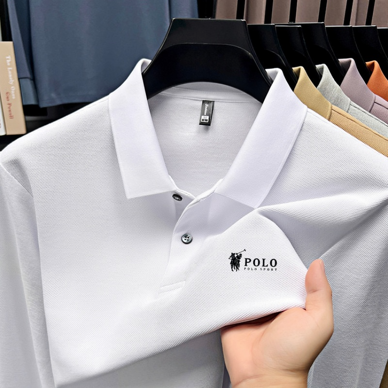 Men's brand polo shirt long sl - Polo Shirt Equestrian ulasan dan harga