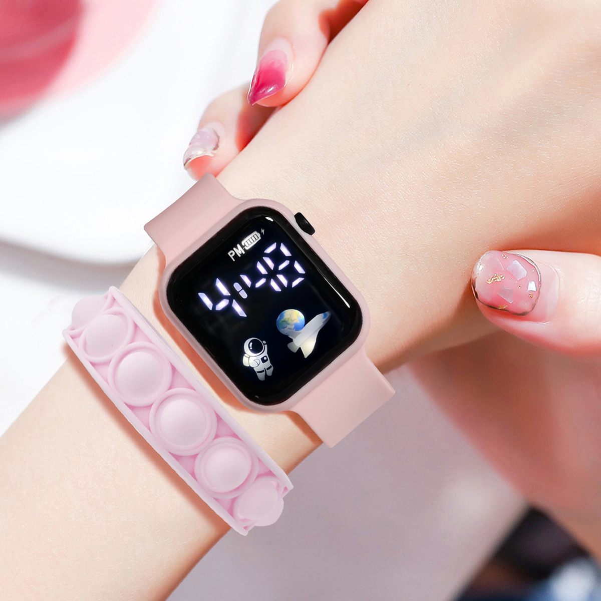 2PCS Children's Smart Watch Br - Outdoor Sport Smart Watch ulasan dan harga